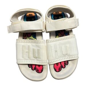 adidas x Pharrell Williams Human Race Adilette 2.0 Sandals Cream Size M7/ W9